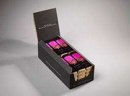 22003 Milk chocolate with hazelnut cream and caramel filling 75g (Display)