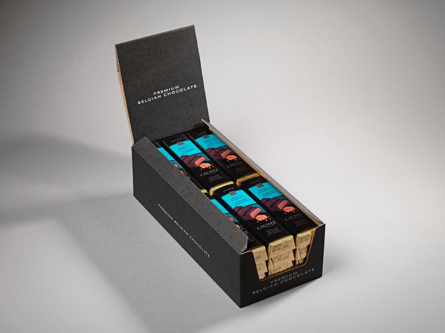 22005 Dark chocolate with crunchy hazelnut cream filling 75g (Display)_1