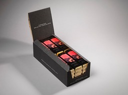22006 Dark chocolate with hazelnut cream filling 75g (Display)
